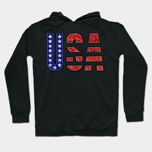 USA Sticker Hoodie